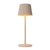 Lucide JUSTINE Tafellamp voor buiten LED Beige, 1-licht