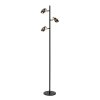 Lucide TUNDRAN Staande lamp Zwart, 3-lichts