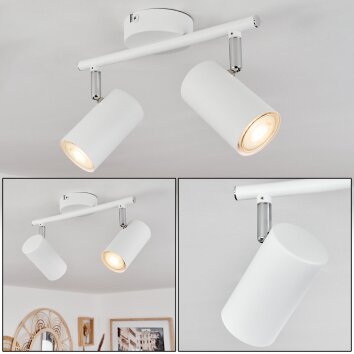 Javel Plafondlamp Wit, 2-lichts