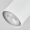 Javel Plafondlamp Chroom, Wit, 3-lichts