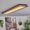 Salmi Plafondpaneel LED houtlook, 1-licht, Afstandsbediening