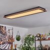 Salmi Plafondpaneel LED houtlook, 1-licht