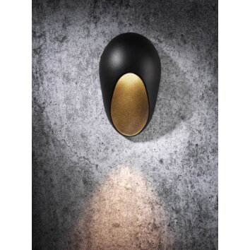 Nordlux TOPAZ Wandlamp voor buiten Zwart, 1-licht