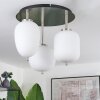Verbania Plafondlamp Zwart, 3-lichts