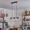 Koyoto Hanglamp Glas 20 cm Duidelijk, 3-lichts