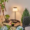 Longchamps Tafellamp voor buiten LED Zwart, 1-licht