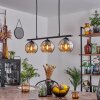 Koyoto Hanglamp Glas 15 cm Amber, 3-lichts
