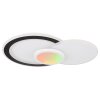 Globo GISELL Plafondlamp LED Wit, 1-licht, Afstandsbediening, Kleurwisselaar