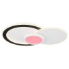 Globo GISELL Plafondlamp LED Wit, 1-licht, Afstandsbediening, Kleurwisselaar