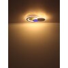 Globo GISELL Plafondlamp LED Wit, 1-licht, Afstandsbediening, Kleurwisselaar