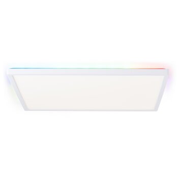 Brilliant Saltery Plafondpaneel LED Wit, 1-licht, Afstandsbediening, Kleurwisselaar