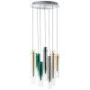 Brilliant Inez Hanglamp LED Zilver, 7-lichts