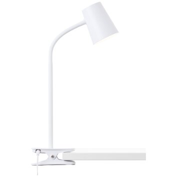 Brilliant Adda Klemlamp LED Wit, 1-licht