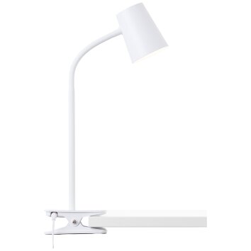 Brilliant Adda Klemlamp LED Wit, 1-licht