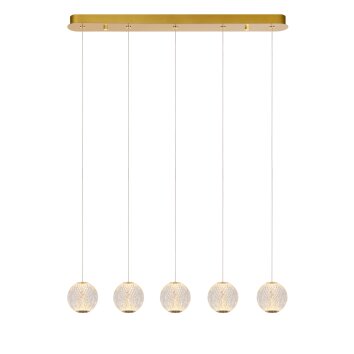 Lucide CINTRA Hanglamp LED Goud, 5-lichts