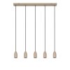 Lucide EVORA Hanglamp Taupe, 5-lichts