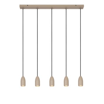 Lucide EVORA Hanglamp Taupe, 5-lichts
