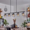 Koyoto Hanglamp Glas 15 cm Rookkleurig, 5-lichts