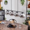 Koyoto Hanglamp Glas 20 cm Rookkleurig, 4-lichts
