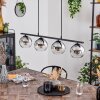 Koyoto Hanglamp Glas 15 cm Rookkleurig, 4-lichts