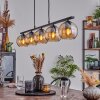 Koyoto Hanglamp Glas 15 cm Amber, 5-lichts
