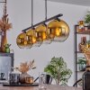 Koyoto Hanglamp Glas 20 cm Goud, 4-lichts