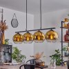 Koyoto Hanglamp Glas 20 cm Goud, 4-lichts