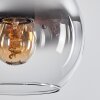 Koyoto Hanglamp Glas 15 cm Rookkleurig, 5-lichts