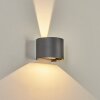 Tamarin Buiten muurverlichting LED Antraciet, 2-lichts