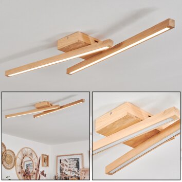 Cajas Plafondlamp LED Natuurlijke kleuren, 2-lichts