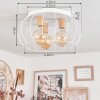 Toklolo Plafondlamp Natuurlijke kleuren, 3-lichts