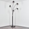 Nikkala Staande lamp Zwart, 5-lichts
