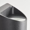 Suriyaco Buiten muurverlichting LED Zwart, 2-lichts