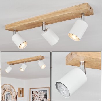 Nazca Plafondlamp Natuurlijke kleuren, 3-lichts