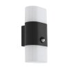 Eglo FAVRIA Buiten muurverlichting LED Antraciet, 2-lichts, Bewegingsmelder