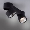 Paul Neuhaus PURE-NOLA Plafondlamp LED Zwart, 2-lichts