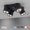 Paul Neuhaus PURE-NOLA Plafondlamp LED Zwart, 4-lichts