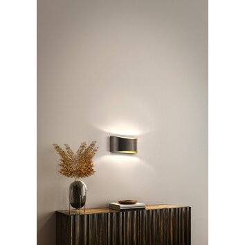 Fischer & Honsel Seth Plafondlamp LED Zwart, 1-licht, Afstandsbediening