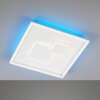 Fischer & Honsel Trey Plafondlamp LED Wit, 1-licht, Afstandsbediening, Kleurwisselaar