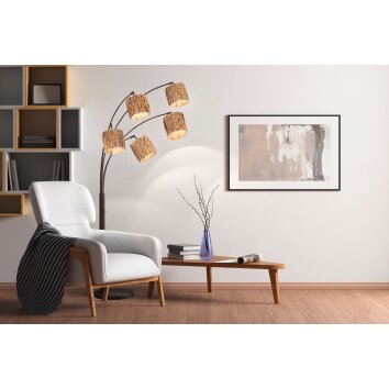 Fischer & Honsel Trey Plafondlamp LED Wit, 1-licht, Afstandsbediening, Kleurwisselaar