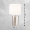 Fischer & Honsel Prata Tafellamp Zilver, 1-licht