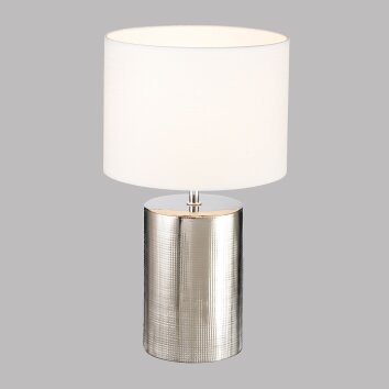 Fischer & Honsel Prata Tafellamp Zilver, 1-licht