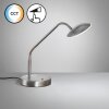 Fischer & Honsel Tallri Tafellamp LED Nikkel mat, 1-licht