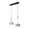 Fischer & Honsel Lavin Hanglamp LED Zwart, 2-lichts