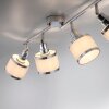 Leuchten-Direkt ACCOR Plafondlamp Zilver, 4-lichts