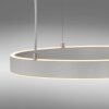 Leuchten-Direkt LILLUTI Hanglamp LED Zilver, 2-lichts, Afstandsbediening