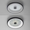 Leuchten-Direkt VERTIGO Plafondlamp LED Zwart, 1-licht, Afstandsbediening