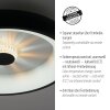 Leuchten-Direkt VERTIGO Plafondlamp LED Zwart, 1-licht, Afstandsbediening