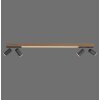 Paul Neuhaus PURE-LINES Plafondlamp LED Antraciet, Hout donker, 5-lichts, Afstandsbediening