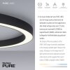 Paul Neuhaus PURE-LINES Plafondlamp LED Antraciet, 1-licht, Afstandsbediening